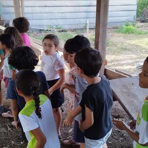 Visita da Escola Municipal Madre Marta Cerutti ao Horto Beneficente