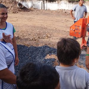 Visita da Escola Municipal Madre Marta Cerutti ao Horto Beneficente